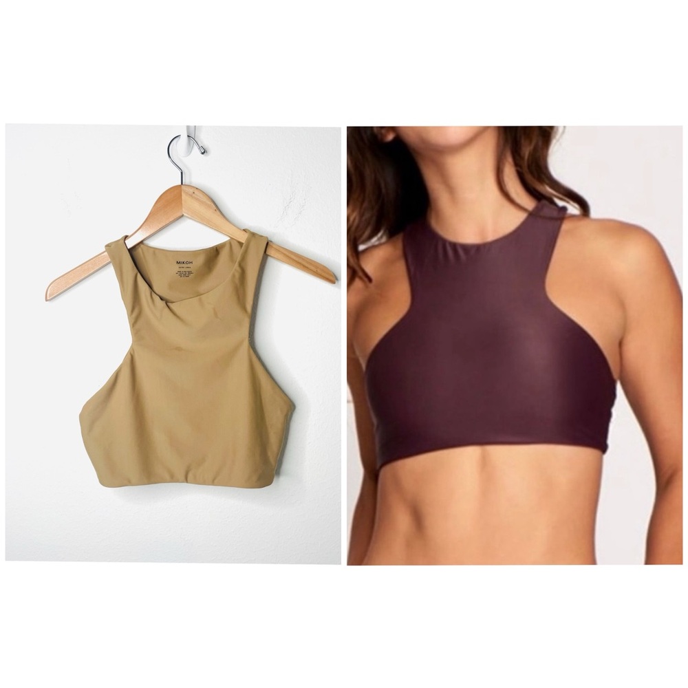 High‎ Neck Mikoh Bikini Top